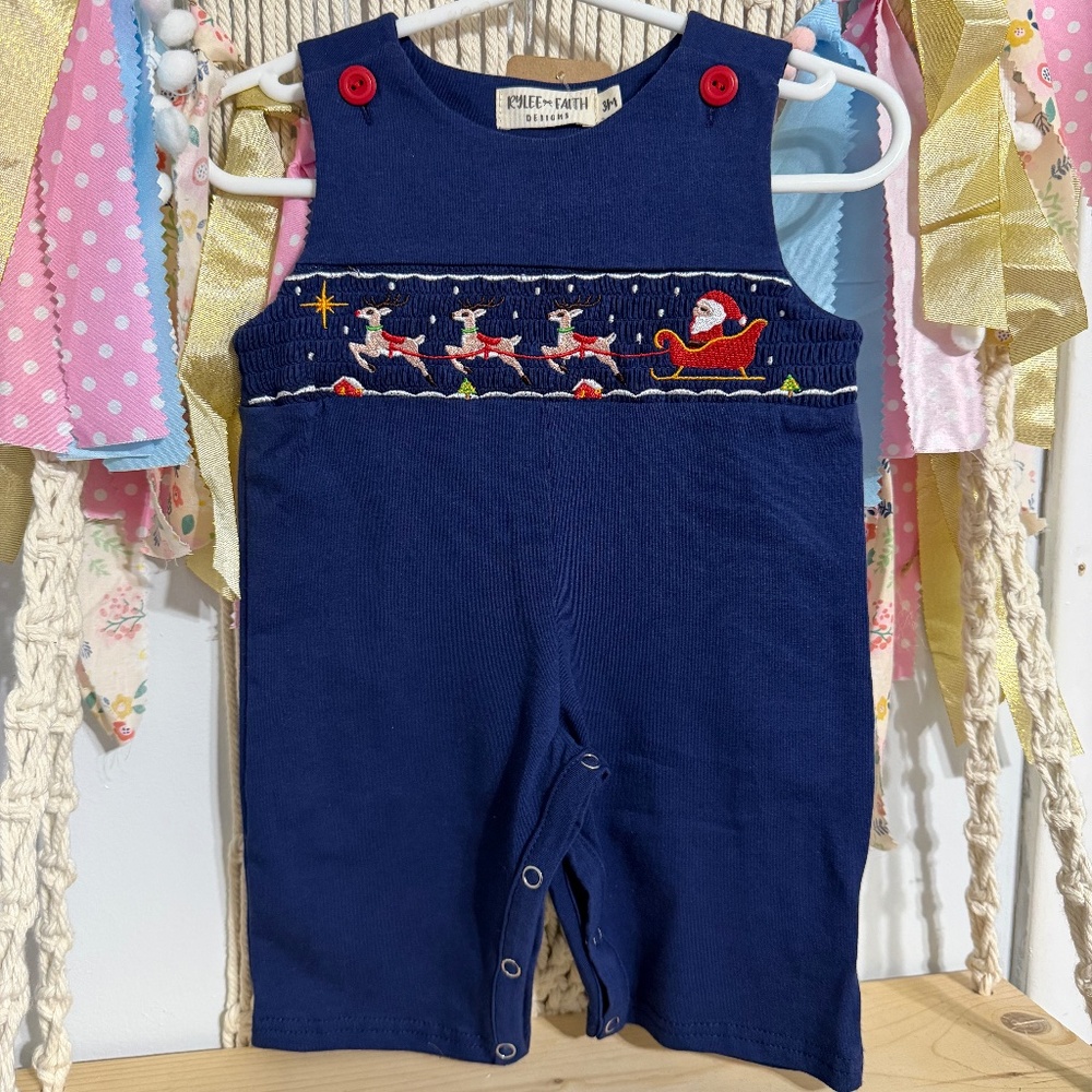 Santa’s sleigh romper